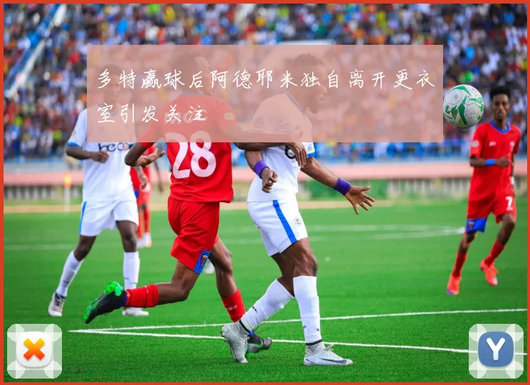 多特赢球后阿德耶米独自离开更衣室引发关注